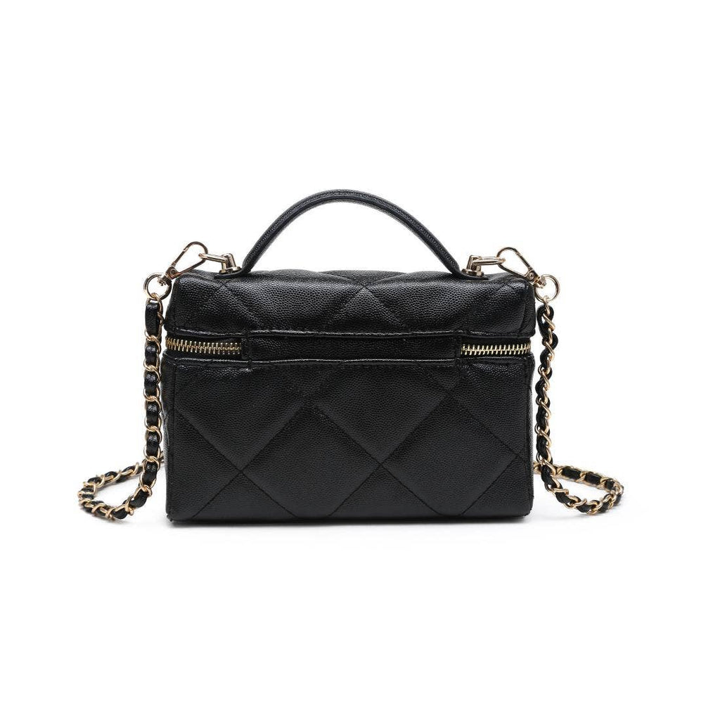 Sac Snow – Mini sac matelassé noir élégant