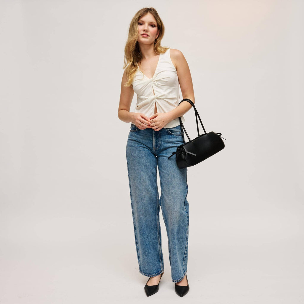Sac à épaule Halo - Noir élégant