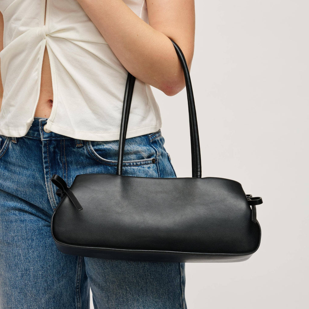 Sac à épaule Halo - Noir élégant