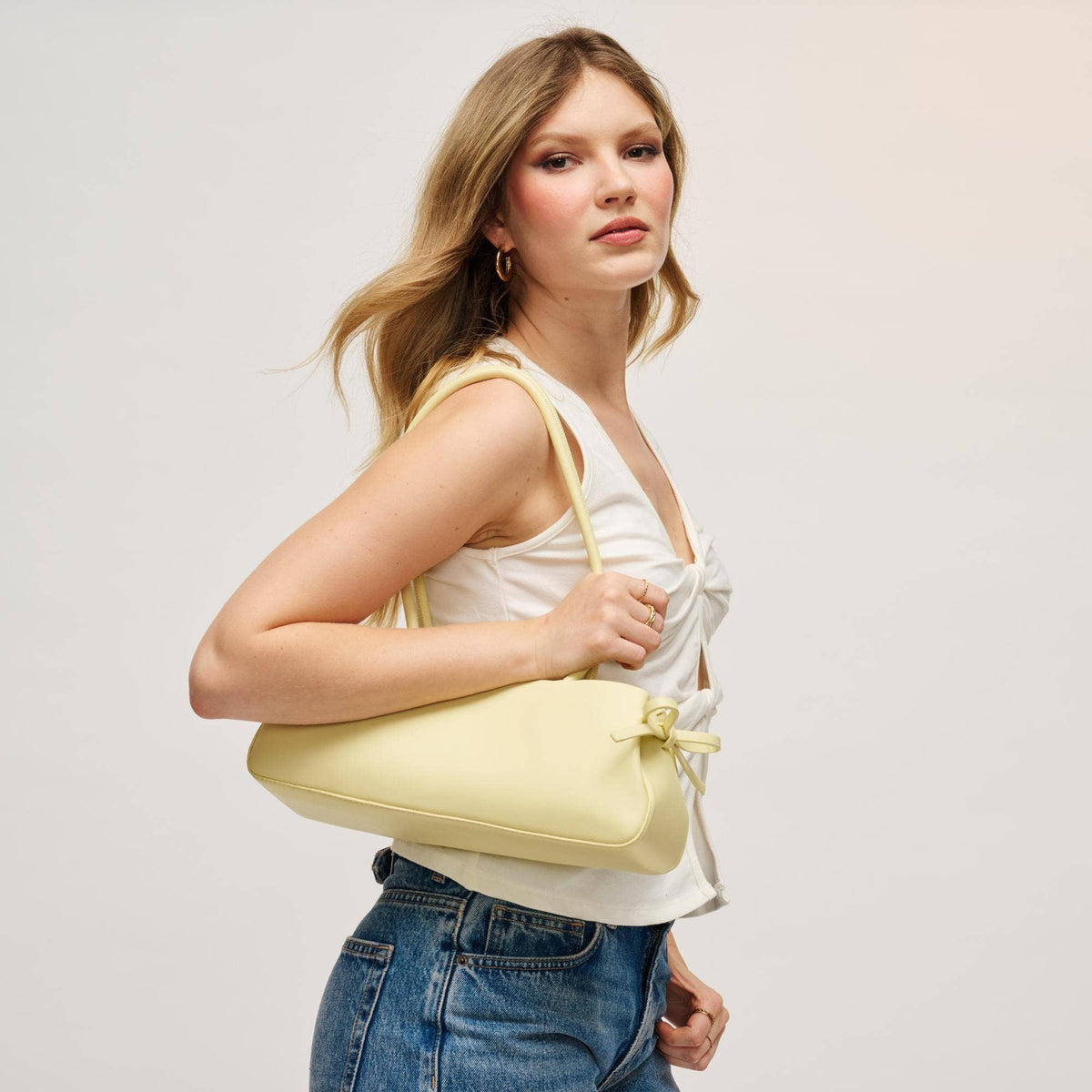Sac à épaule Halo - Noir élégant