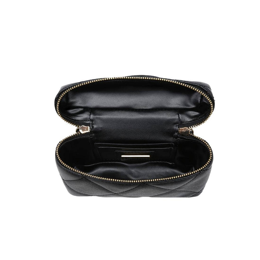Sac Snow – Mini sac matelassé noir élégant