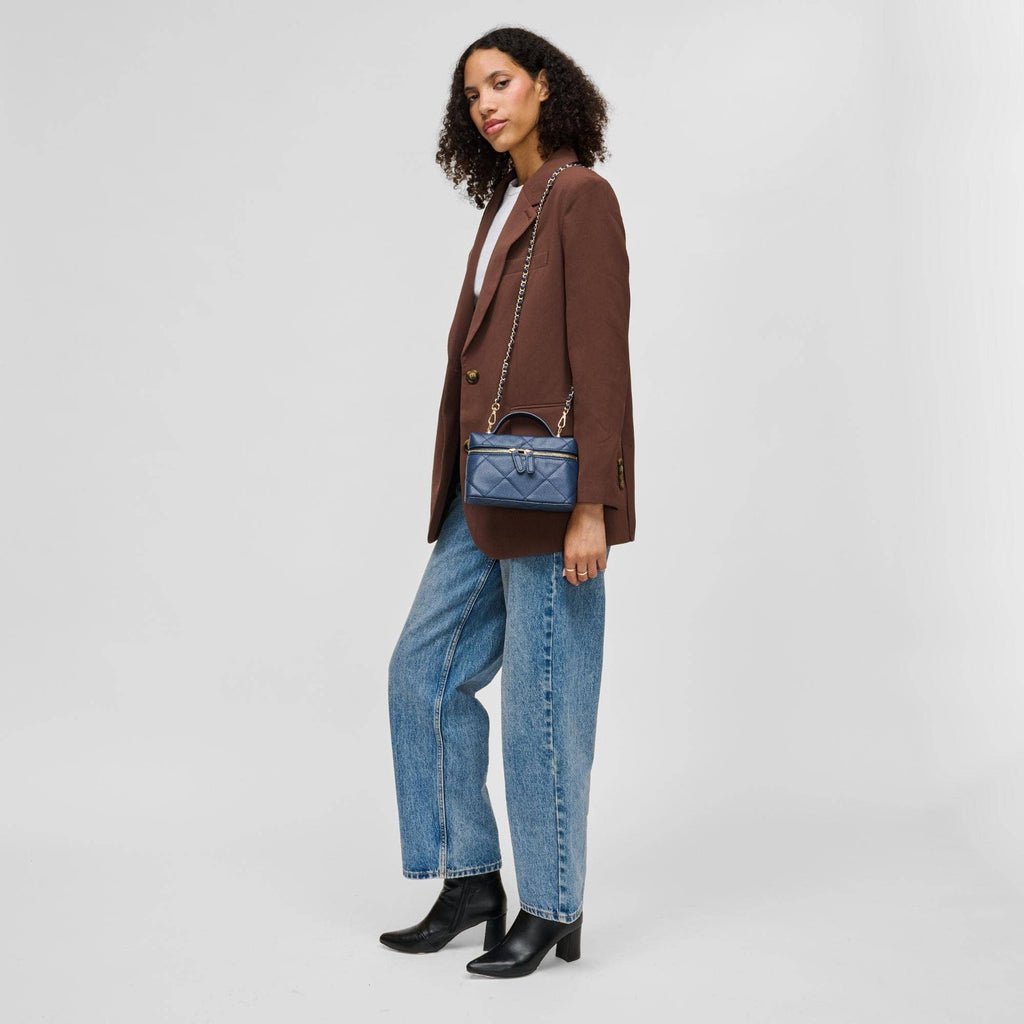 Sac Snow – Mini sac matelassé noir élégant