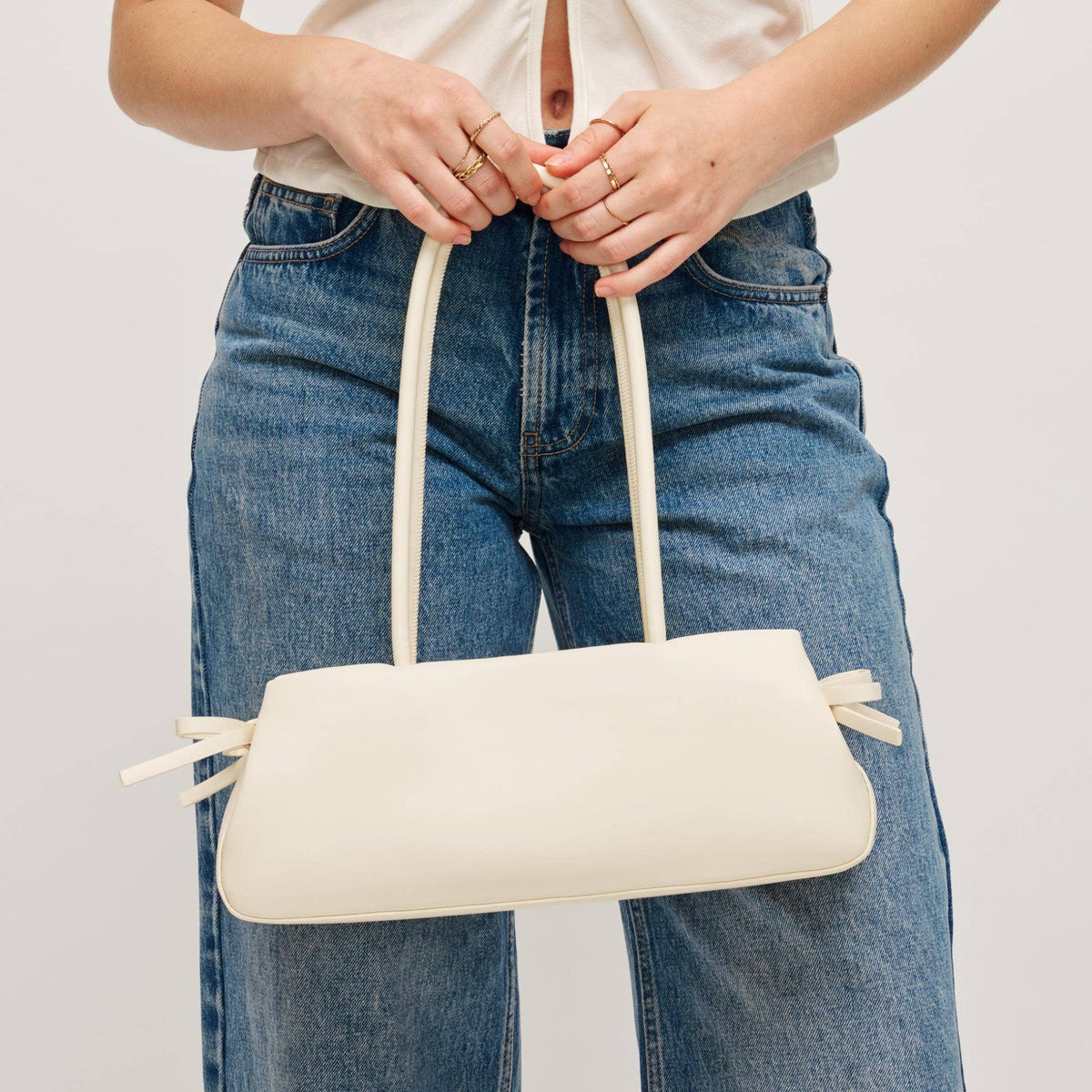 Sac à épaule Halo - Noir élégant
