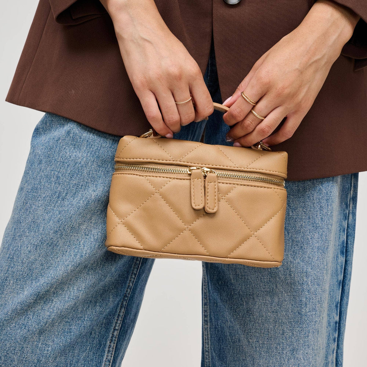 Sac Snow – Mini sac matelassé noir élégant